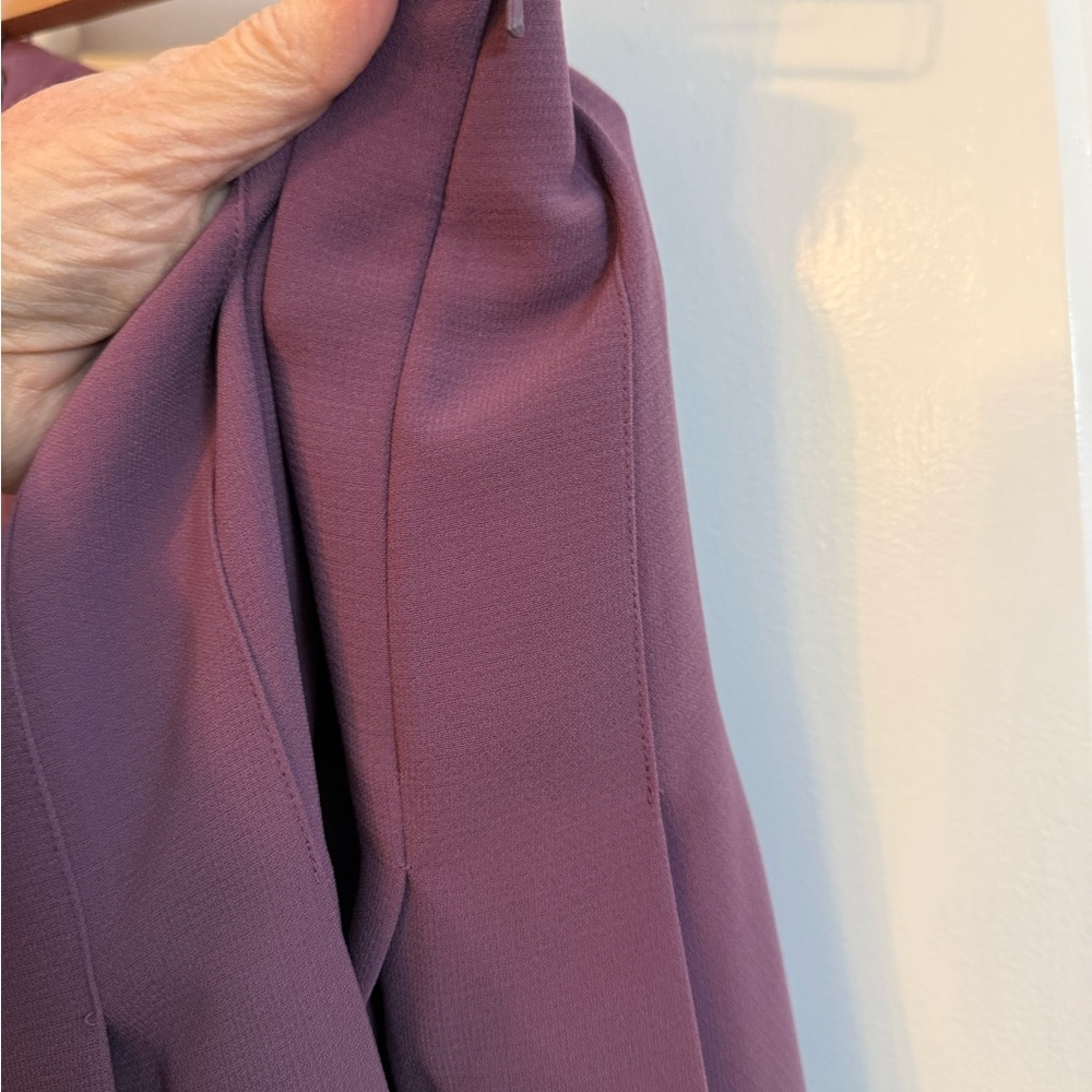 Larry Levine Mauve Blazer and Skirt Set - Picture 6 of 8